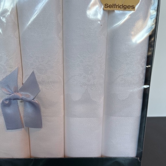 New in Box Vintage 100% Cotton Napkins Made in Ireland Set of 6 - Picture 8 of 14